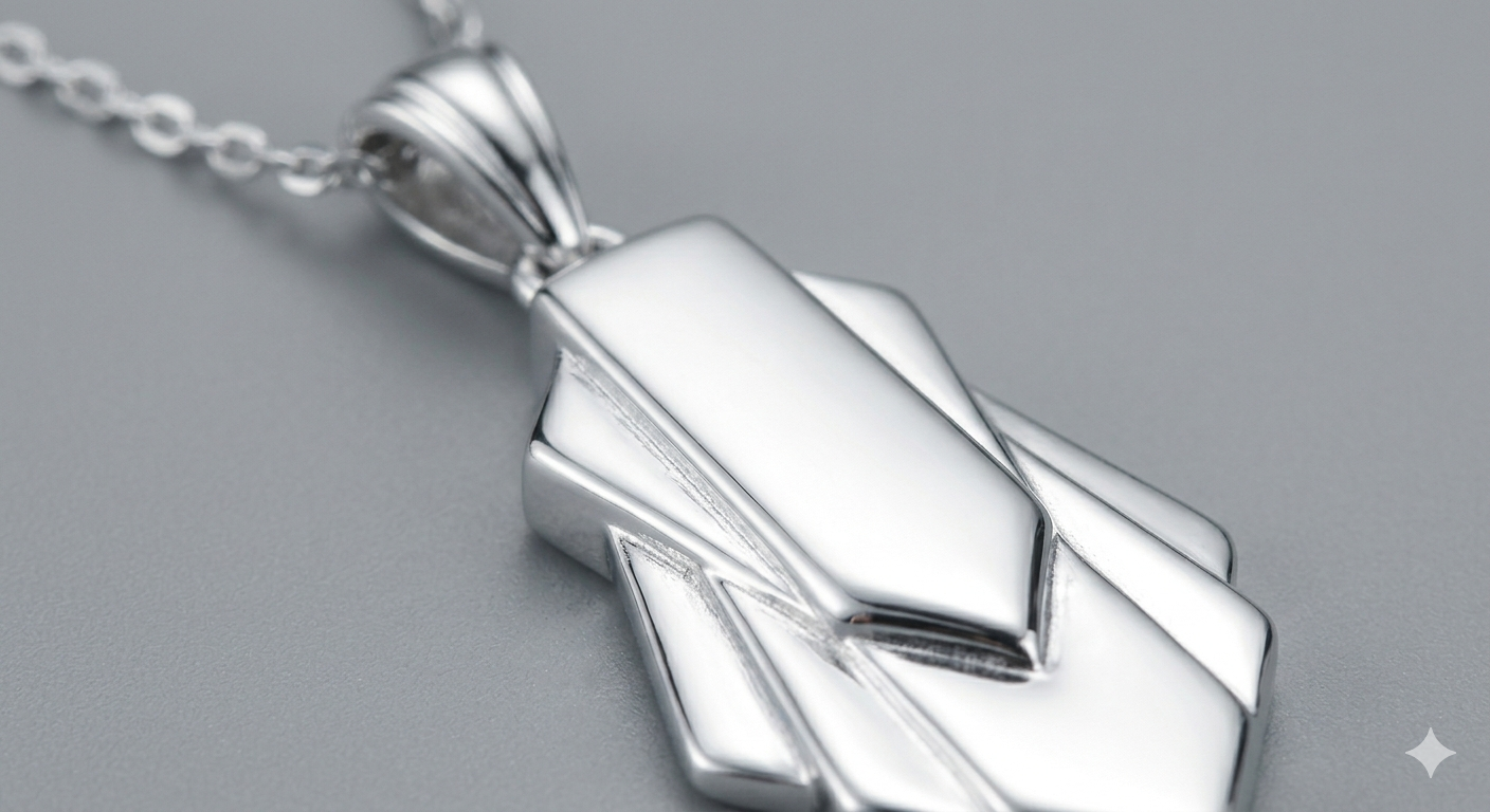 Art Deco Geometric Necklace