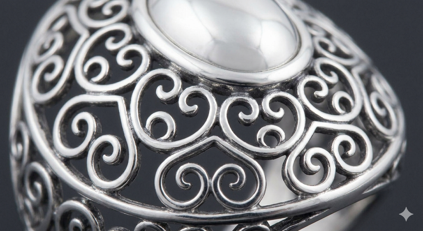 The Filigree Cocktail Ring