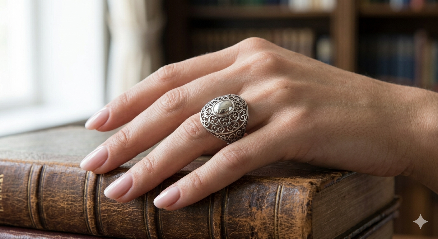 The Filigree Cocktail Ring