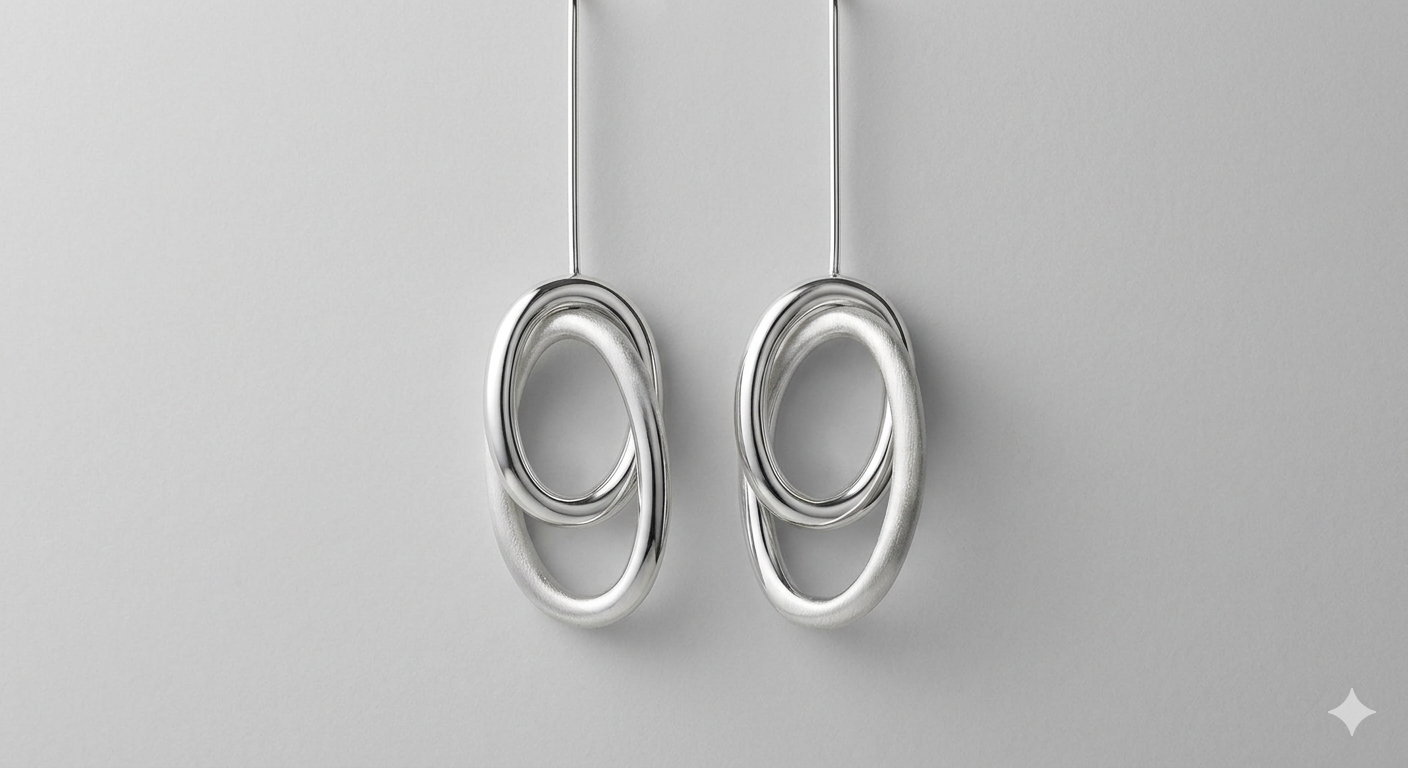 Abstract Kinetic Earrings