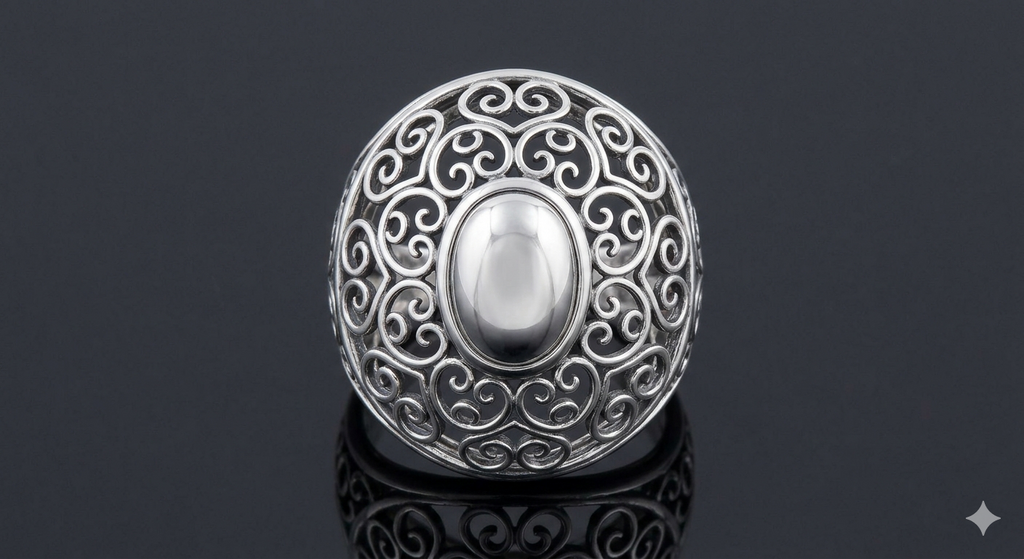 The Filigree Cocktail Ring