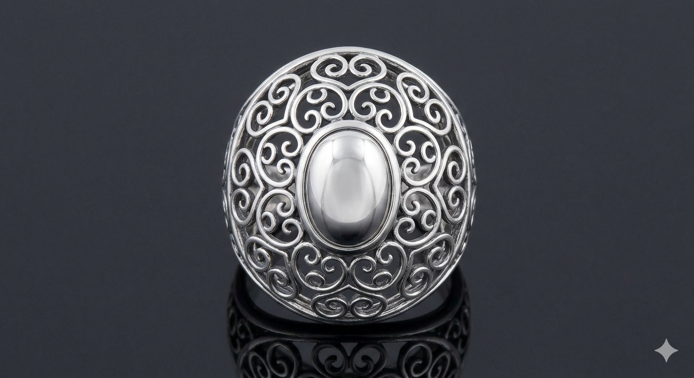 The Filigree Cocktail Ring